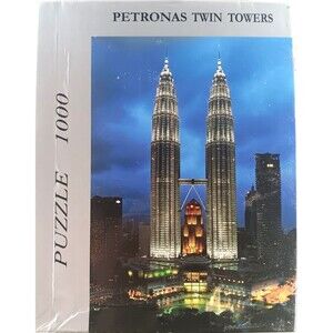 Jigsaw Puzzle 1000 Piece Petronis Twin Towers Kuala Lampur Malaysia